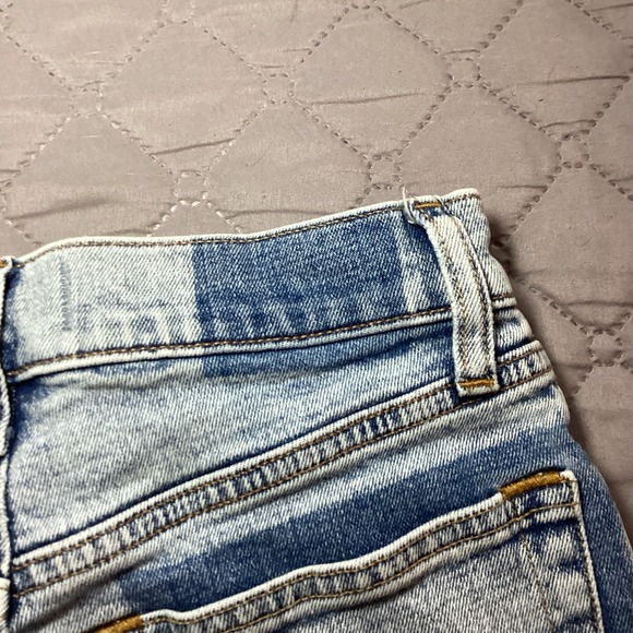 Abercrombie & Fitch The Ankle Straight Ultra High Rise Jeans Patch Size 24/00L - Picture 10 of 16